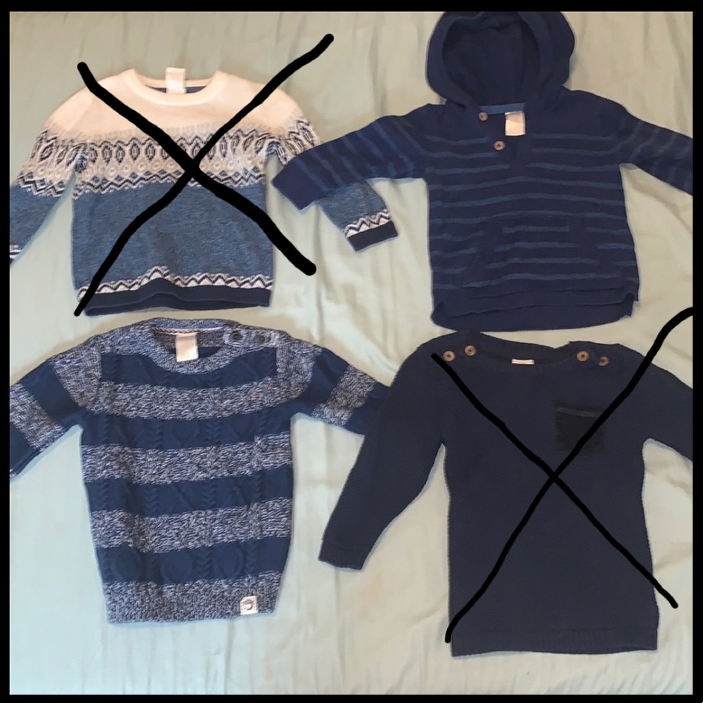 H&M BABY SWEATERS BUNDLE